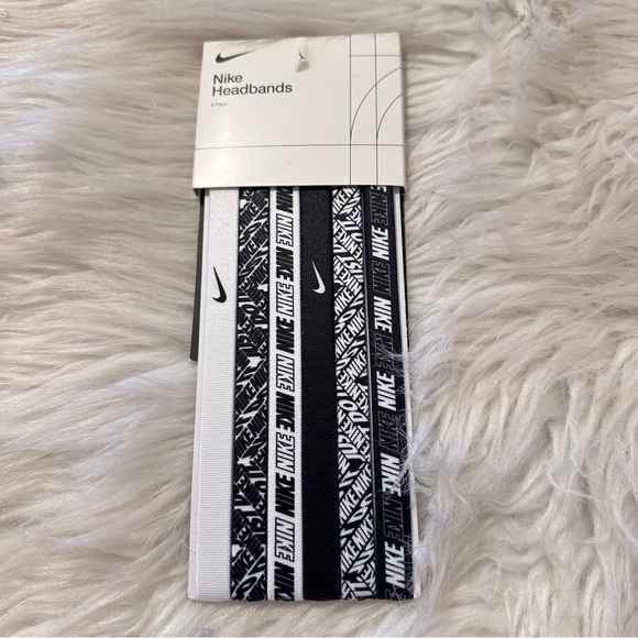 Nike Black and White Headband Set - Picture 1 of 8